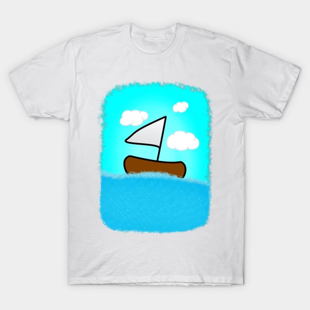 Sail Boat T-Shirt by TheCameraEyeDesigns